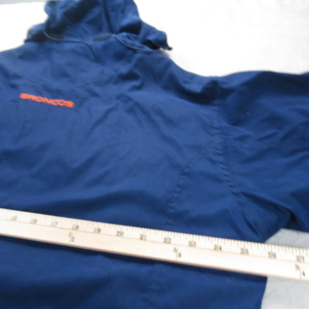 Denver Broncos Jacket Men XL GIII & Carl Banks Blue Hooded Full Zip Winter VTG